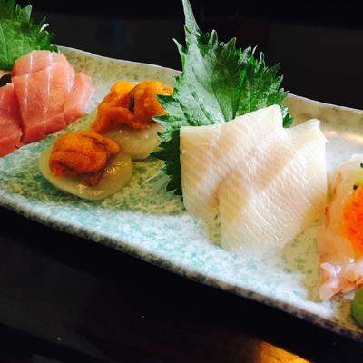 Various sashimi.