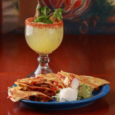 Quesadillas and Margarita