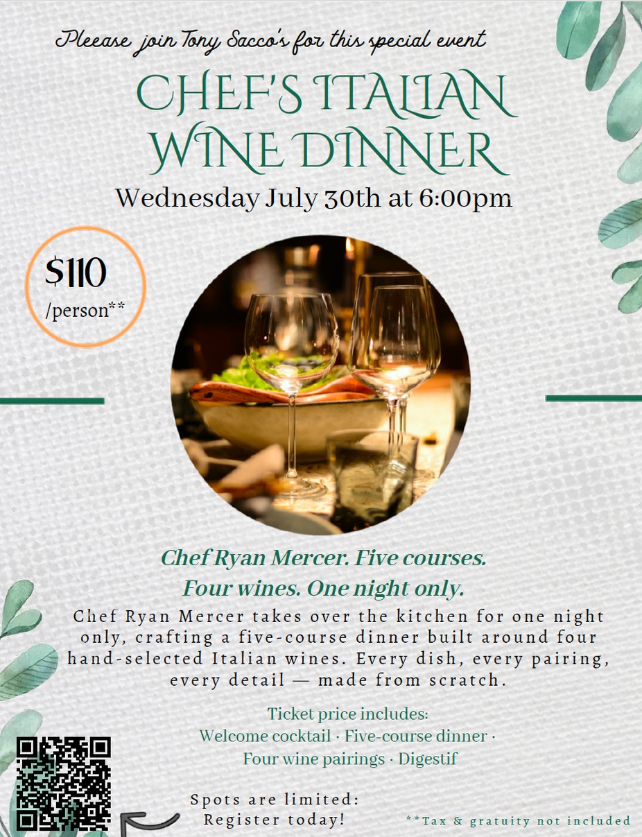 Chef's Italian Wine Dinner