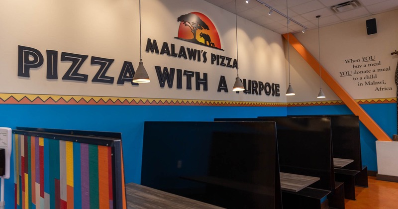 Interior, booths seating