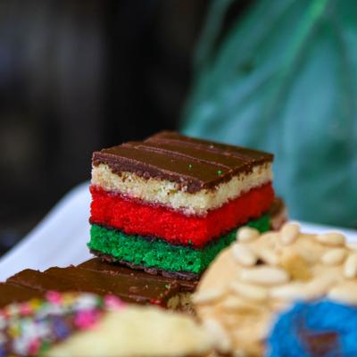 Multi Colored Cakes.