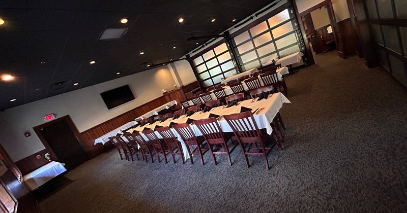 Interior, dining area