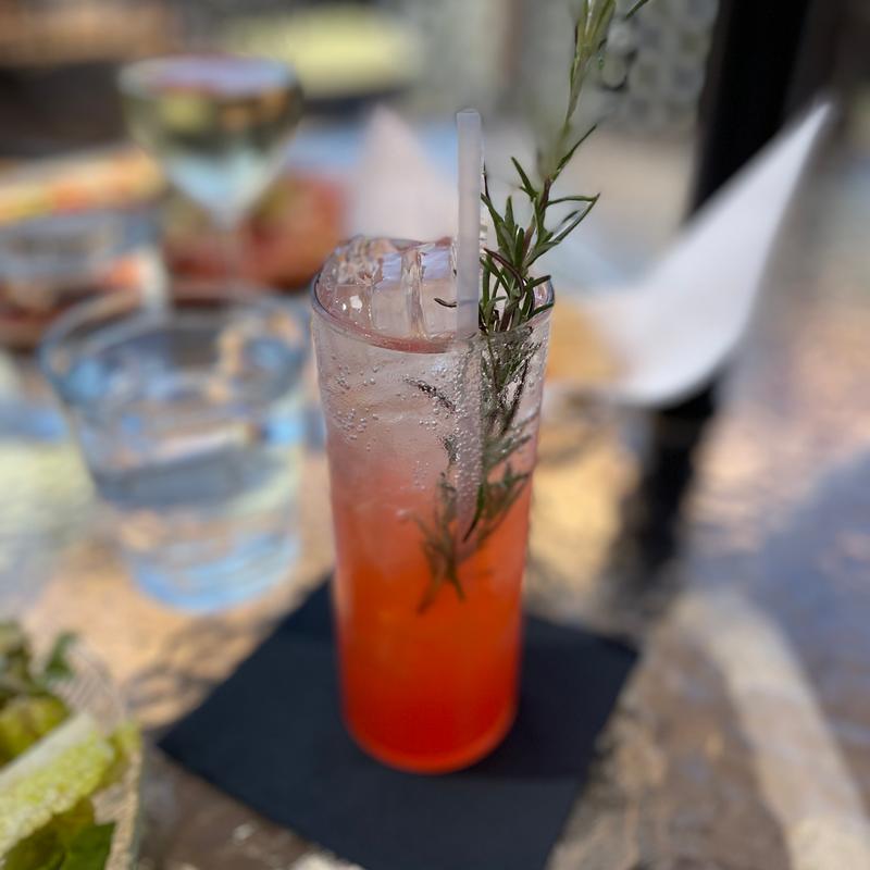 Strawberry Rosemary Lemonade Mocktail photo