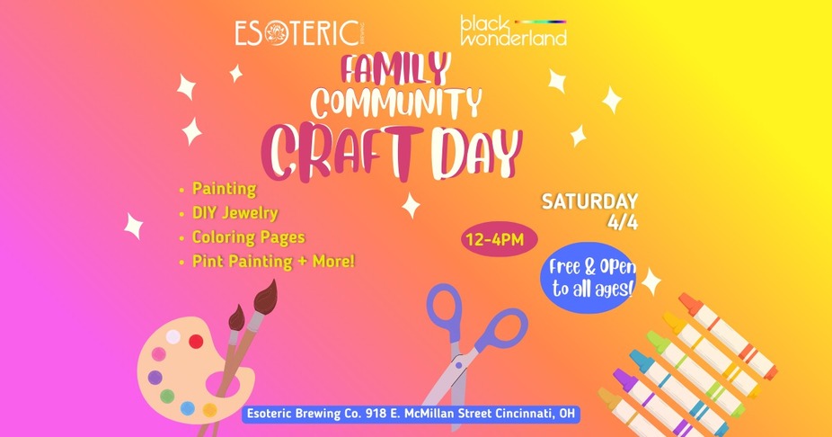 Family Community Craft Day Presented by Black Wonderland event photo