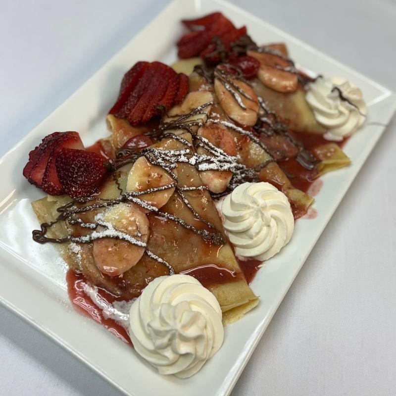 Strawberry Banana Crepes photo