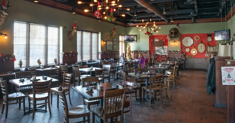 Interior with holiday decoration