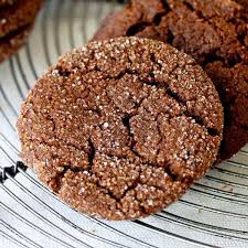 Ginger Molasses Cookie.