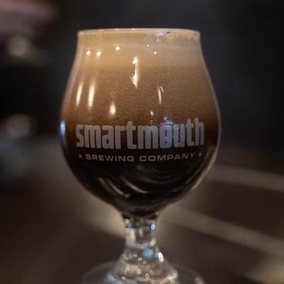 A glass of Porter beer.