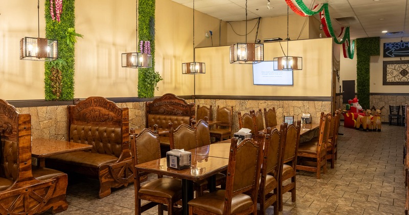 Interior, dining area