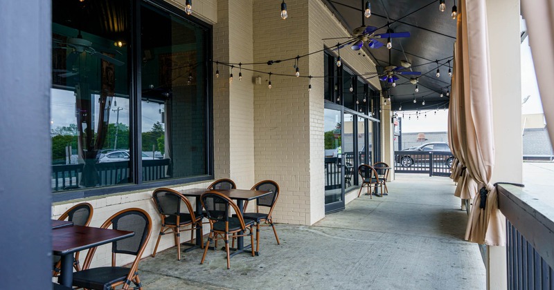 Exterior seating area