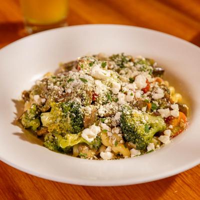 Moosini Vegetini pasta dish.