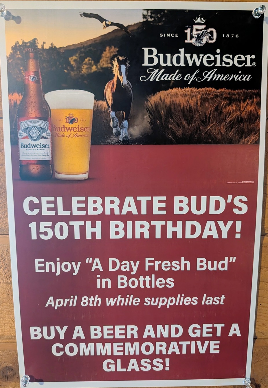 Budweiser's 150th Birthday! event photo