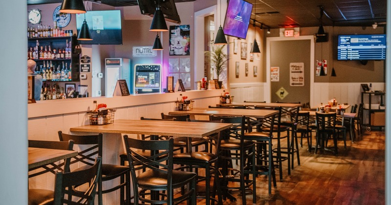 Interior seating area