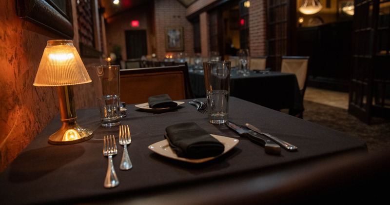 Table ready for guests