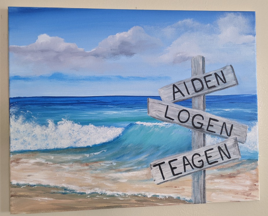 Beach Paint Night event photo