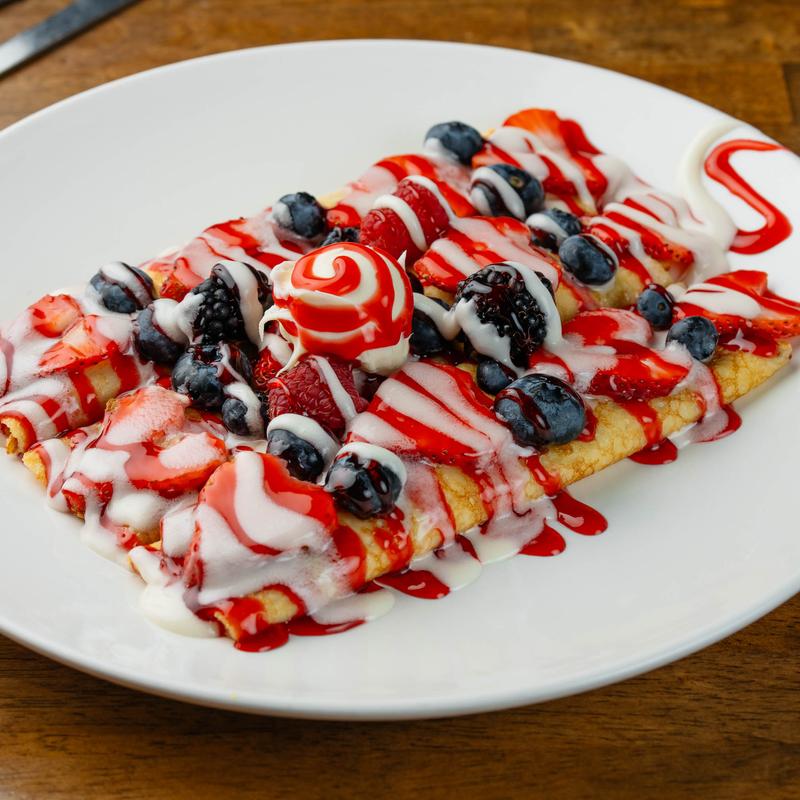 menu item 8 of 13, Very Berry Crepes