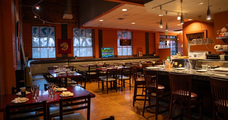 Interior, main dining area
