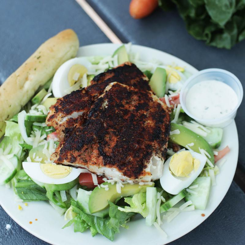 menu item 12 of 16, Blacken Haddock Salad