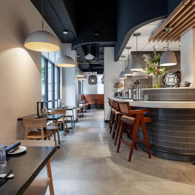 Interior, dining area.