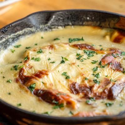 Roasted tomato brie dip.