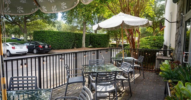 Exterior seating area