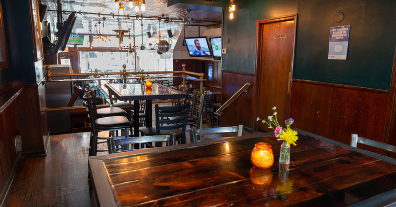 Tables ready for guests