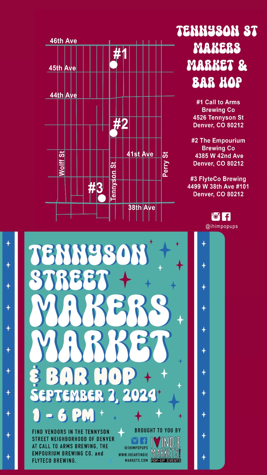 Tennyson St Makers Market & Bar Hop event photo 1