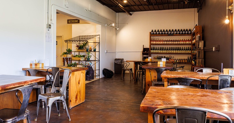 Interior seating area