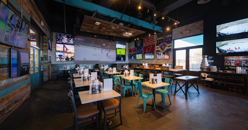 Interior seating area