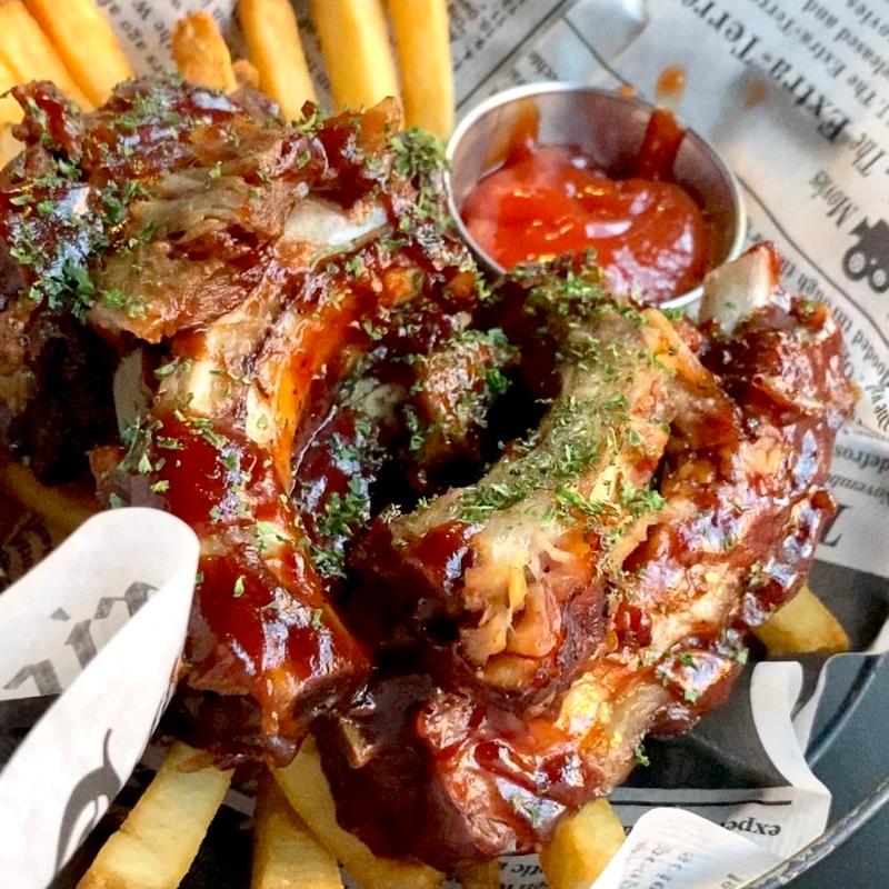 BBQ Pork Ribs Basket photo