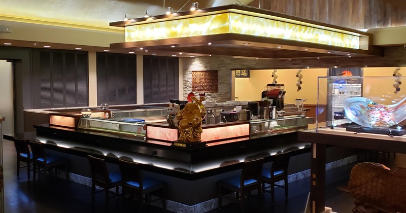 Zenshin Asian Restaurant interior empty chairs