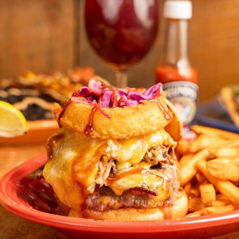 texas bbq burger* (g) photo