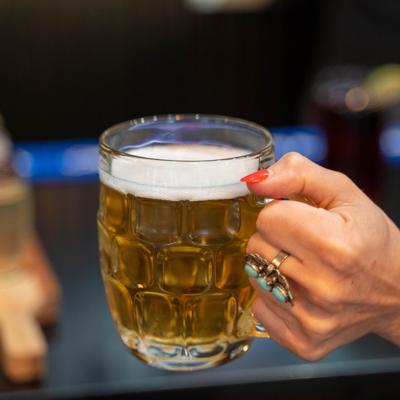 A mug of beer.