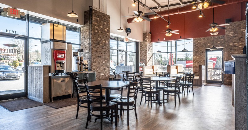 Interior, dining area