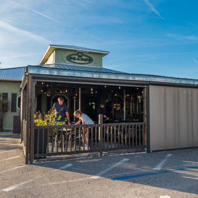 You can host your next event on our patio!.