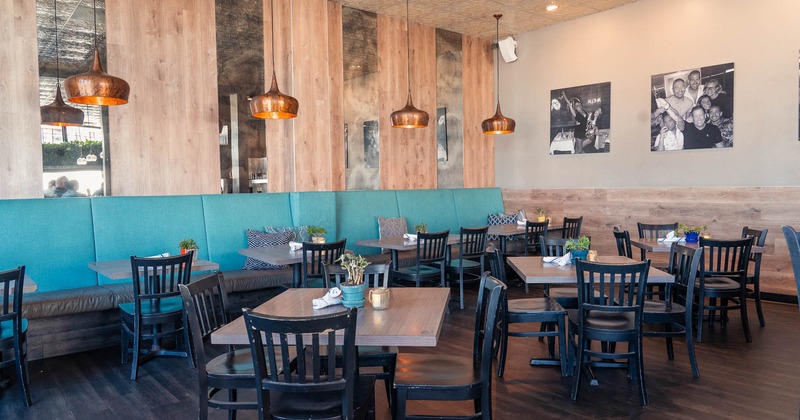 Interior, spacious dining area
