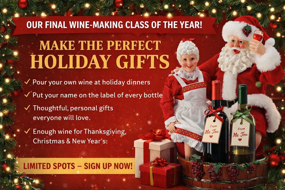 WINE MAKING GIFT CARD event photo