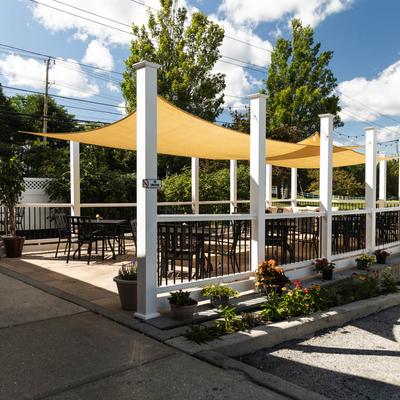 Exterior, patio area