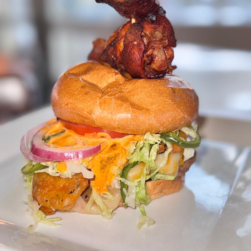 menu item 18 of 20, Seahawks Burger