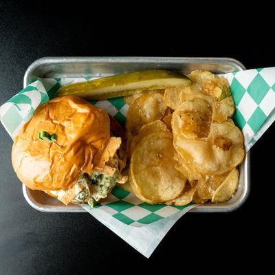 Cowboy candy burger.