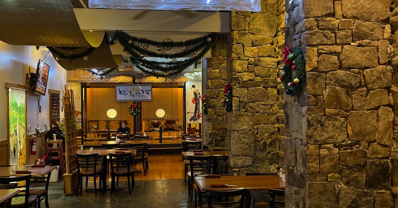 Interior, dining area