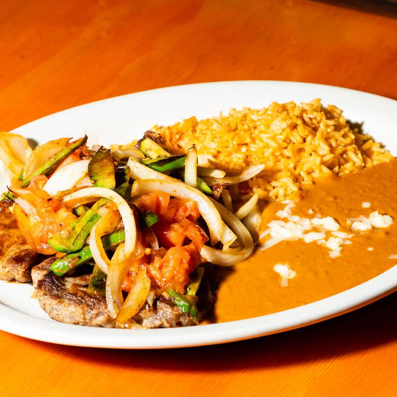 menu item 4 of 8, Bistec a La Mexicana