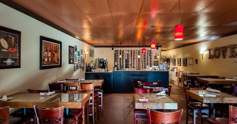 Interior, dining area