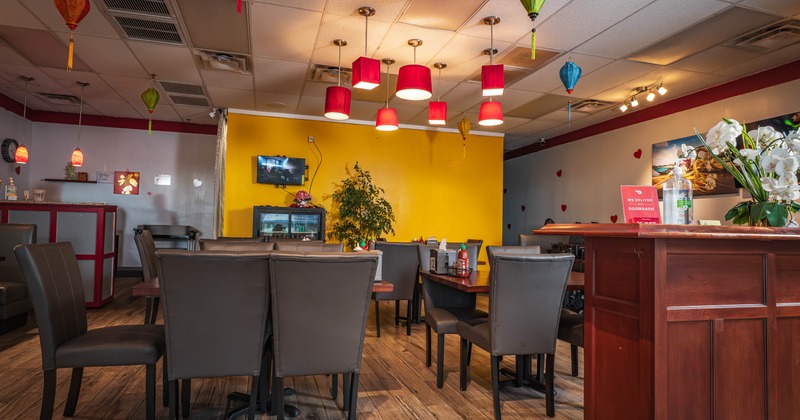 Interior, dining area