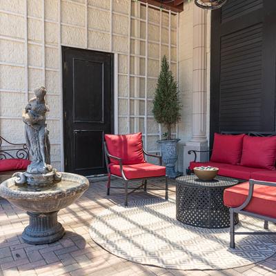 Outdoor seating area