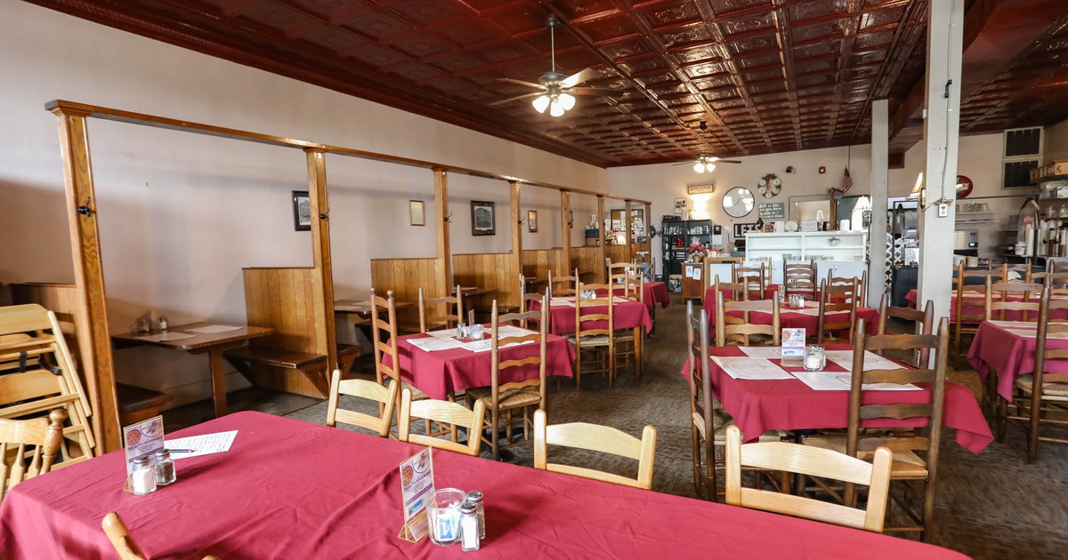 Interior, dining area
