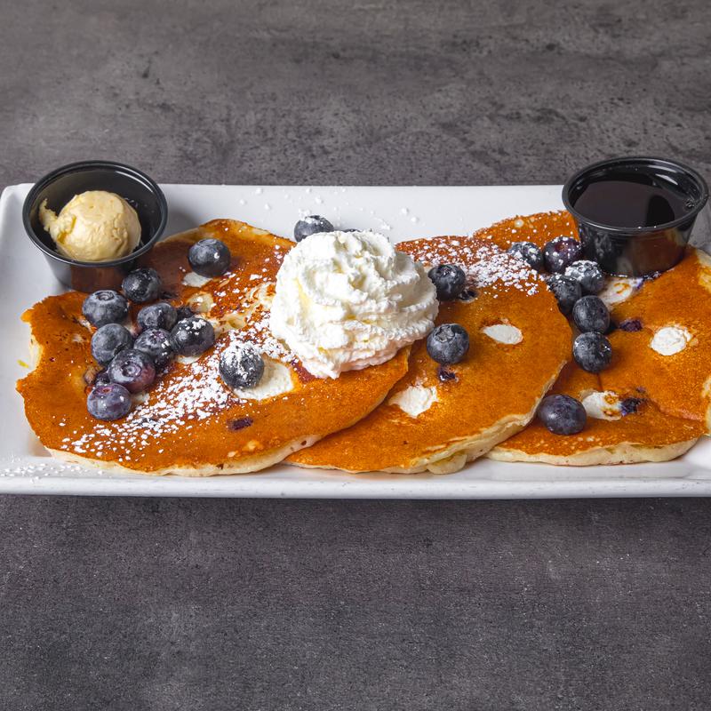 menu item 7 of 111, Blueberry Ricotta N' Cream Pancake Full Stack (3)