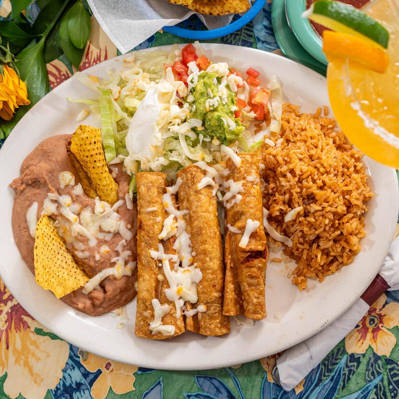 menu item 5 of 12, 11. Flautas (3)