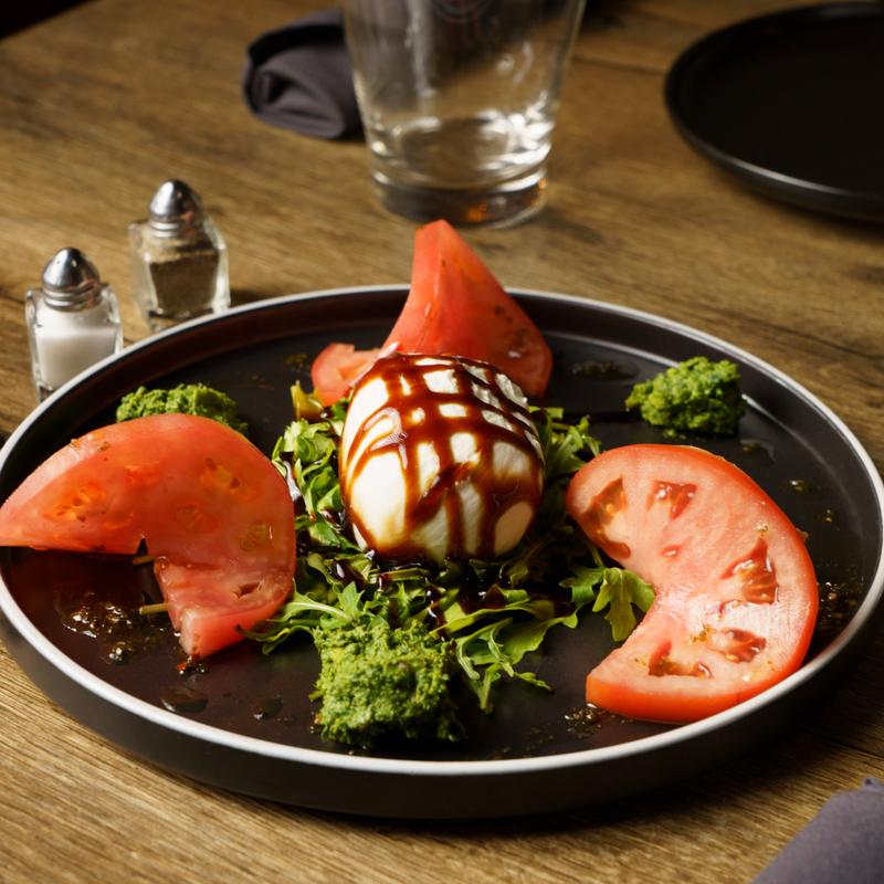 TOMATO AND BURRATA photo