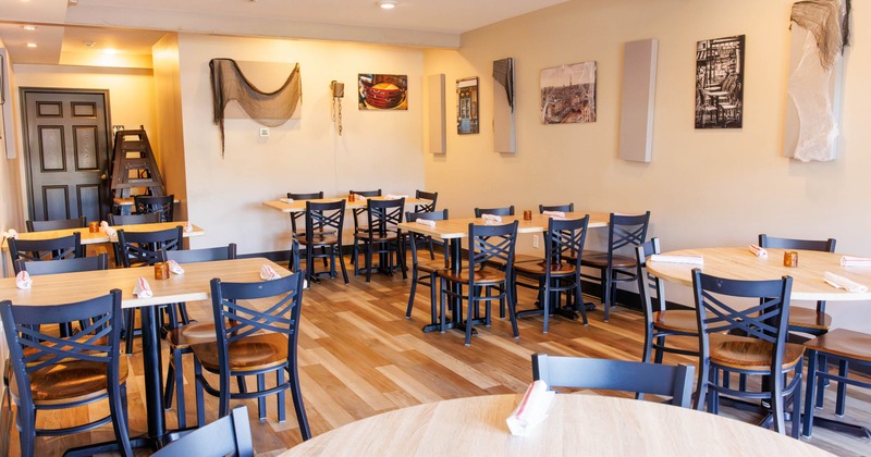 Interior, dining area